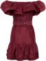 Rebecca Vallance Off-shoulder mini-jurk Rood - Thumbnail 1