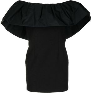 Rebecca Vallance Off-shoulder mini-jurk Zwart