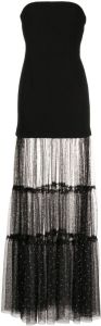 Rebecca Vallance Strapless jurk Zwart