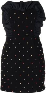 Rebecca Vallance Strapless mini-jurk Zwart