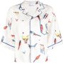 RED Valentino Zijden blouse Wit - Thumbnail 1