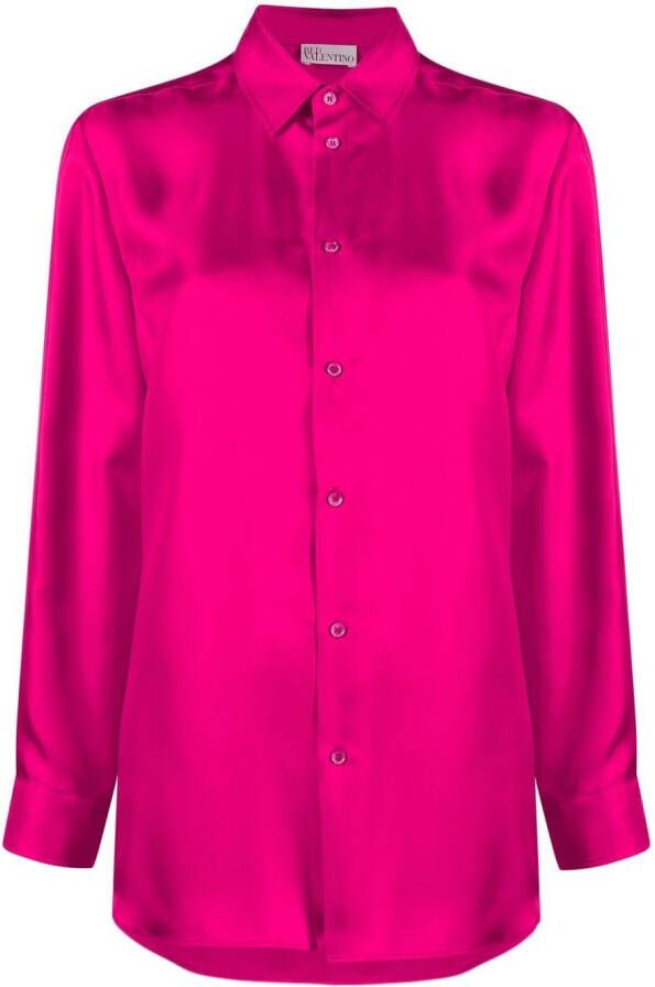 RED Valentino Blouse met knopen Roze