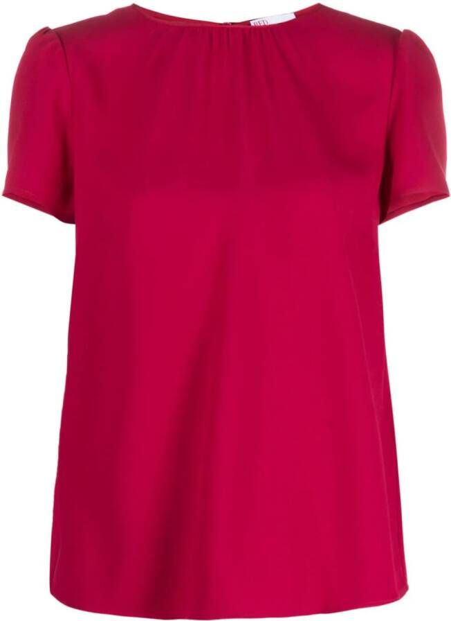 RED Valentino Blouse met ruches Rood