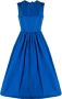 RED Valentino Midi-jurk verfraaid met strik Blauw - Thumbnail 1