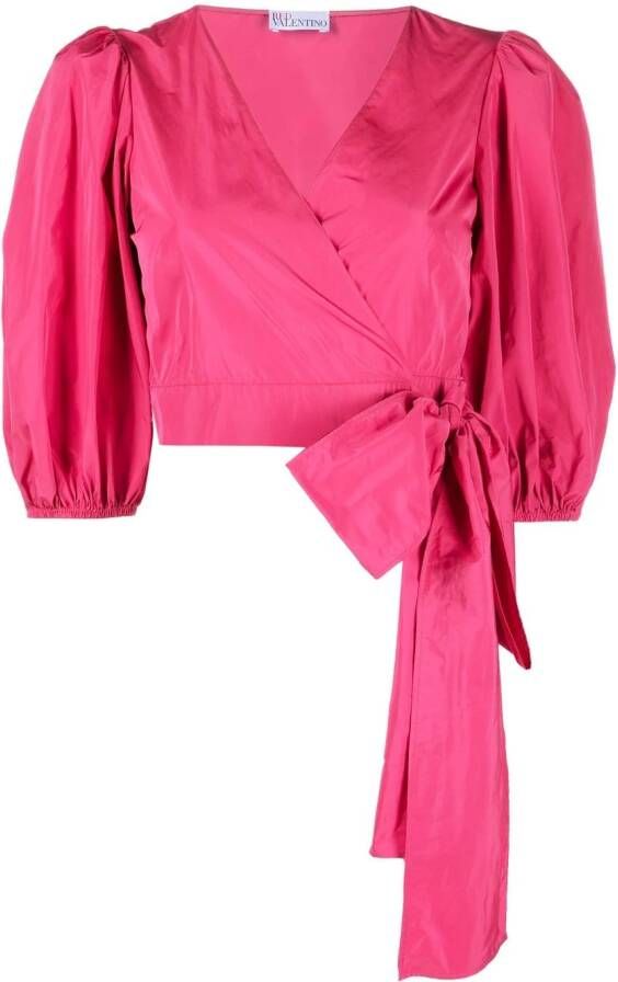 RED Valentino Cropped blouse Roze