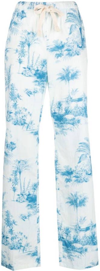 RED Valentino Flared broek Blauw