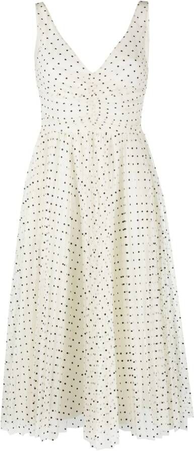 RED Valentino Flared jurk Beige