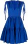 RED Valentino Gelaagde mini-jurk Blauw - Thumbnail 1