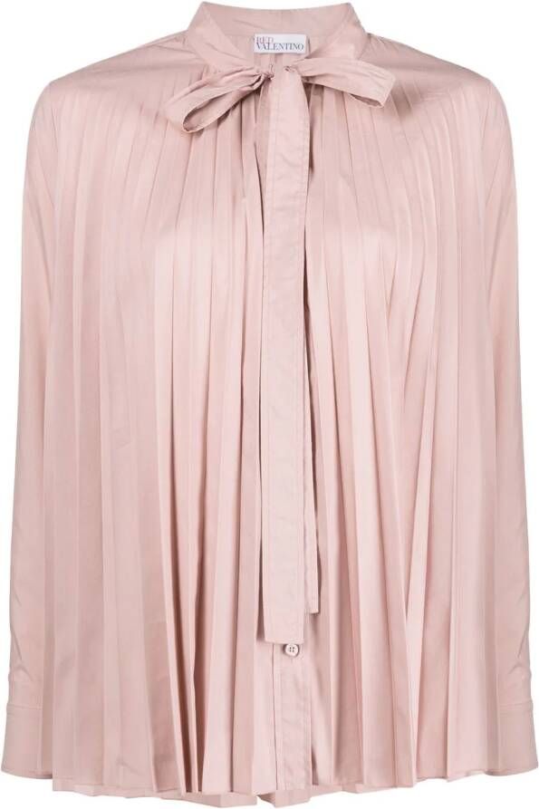 RED Valentino Geplooide blouse Roze