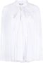 RED Valentino Geplooide blouse Wit - Thumbnail 1