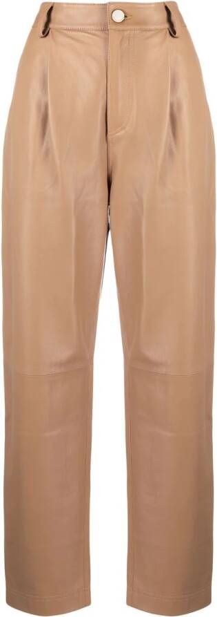 RED Valentino High waist broek Beige