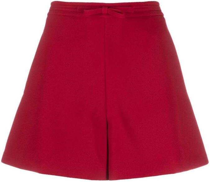 RED Valentino High waist shorts Rood