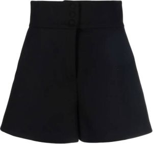 RED Valentino High waist shorts Zwart