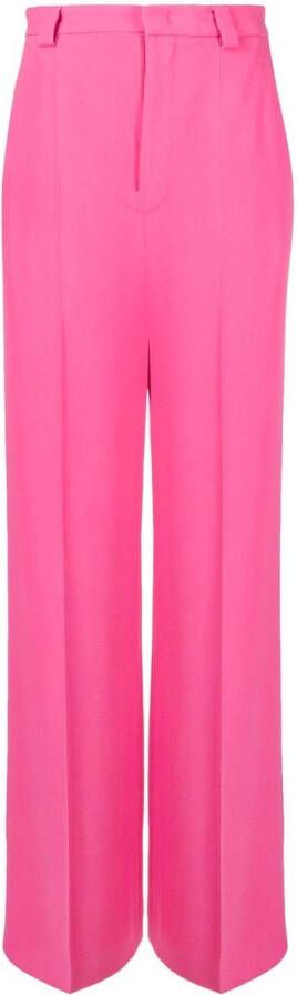 RED Valentino High waist pantalon Roze