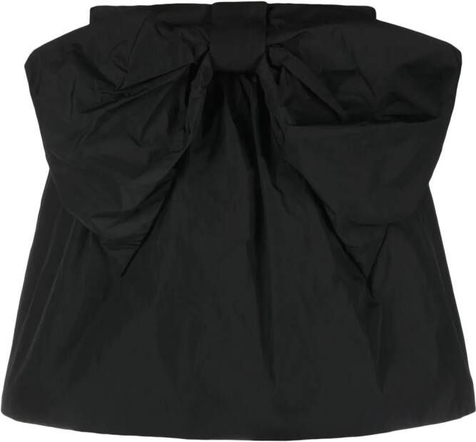 RED Valentino Mini-rok met strikdetail Zwart