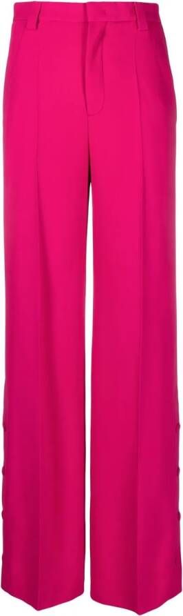 RED Valentino Pantalon met wijde pijpen Roze