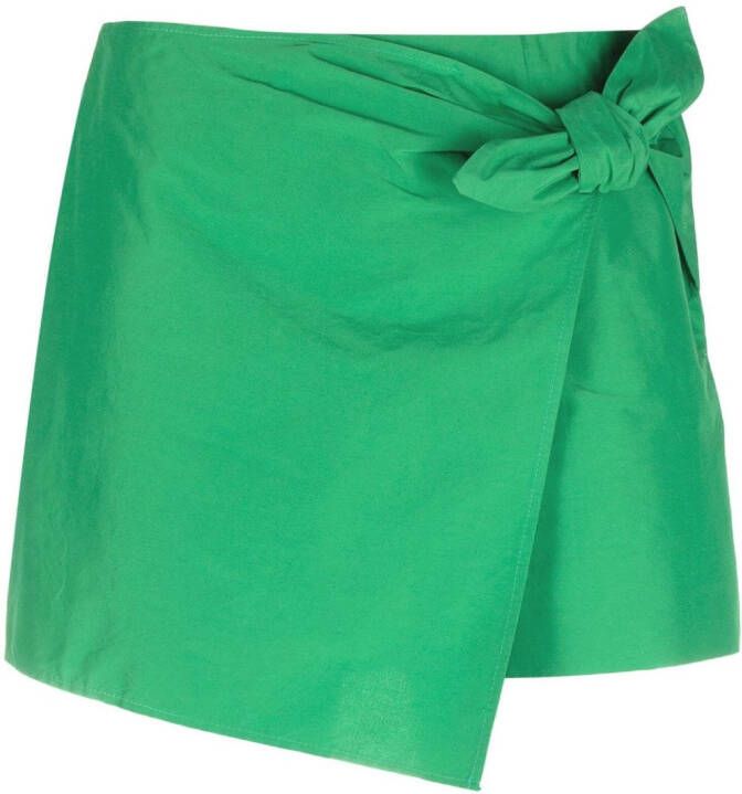 RED Valentino Shorts met geknoopt detail Groen