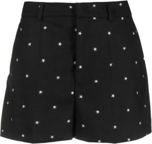 RED Valentino Shorts met sterrenprint Zwart