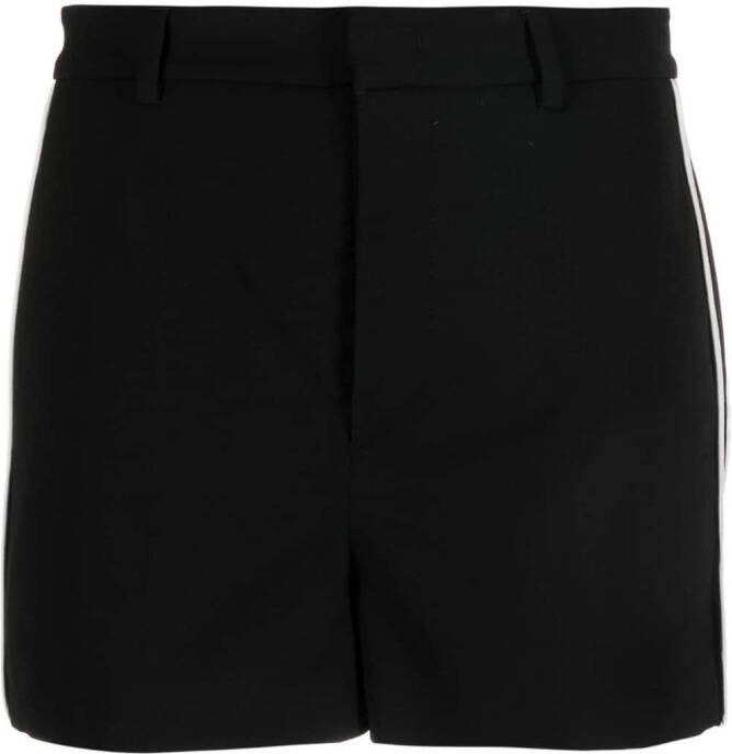 RED Valentino Shorts met zijstreep Zwart