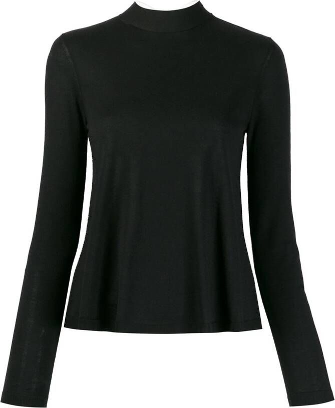 RED Valentino Trui met hoge hals Zwart
