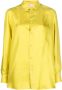 RED Valentino Zijden blouse Geel - Thumbnail 1
