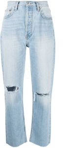 RE DONE Cropped jeans Blauw
