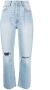RE DONE Cropped jeans Blauw - Thumbnail 1