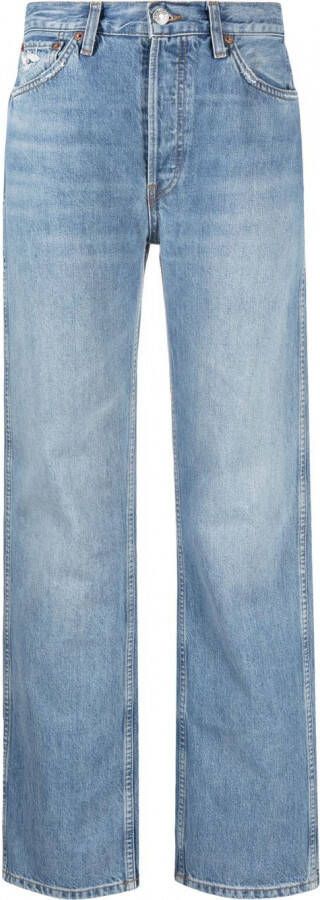RE DONE 90s ruimvallende jeans Blauw