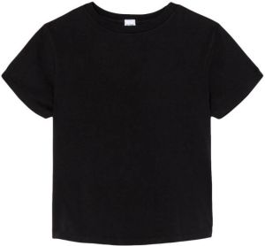 RE DONE T-shirt met korte mouwen Zwart