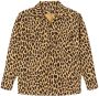 RE DONE Overhemd met luipaardprint Geel - Thumbnail 1