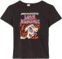 RE DONE Katoenen T-shirt Zwart - Thumbnail 1