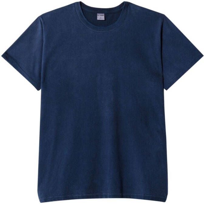 RE DONE T-shirt met ronde hals Blauw