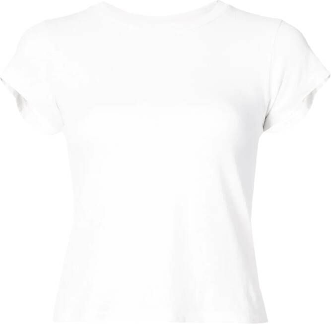 RE DONE Slimmer T-shirt uit de jaren 60 Wit