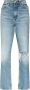 RE DONE Straight jeans Blauw - Thumbnail 1