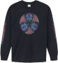 RE DONE Sweater met roosprint Zwart - Thumbnail 1