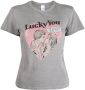 RE DONE T-shirt met print Grijs - Thumbnail 1