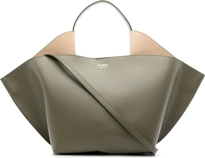 REE PROJECTS Ann medium shopper Groen