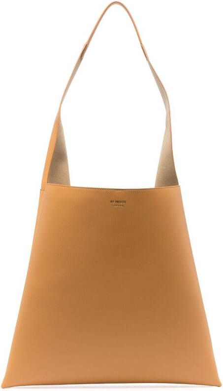 REE PROJECTS Dinky leren schoudertas Bruin