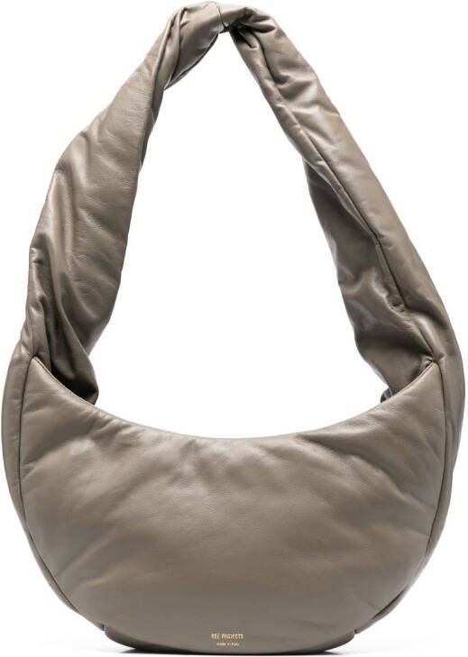 REE PROJECTS Why medium schoudertas Bruin