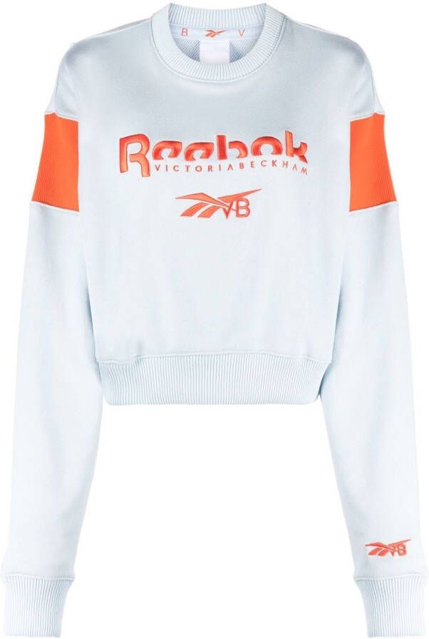 Reebok x Victoria Beckham Sweater met logoprint Blauw
