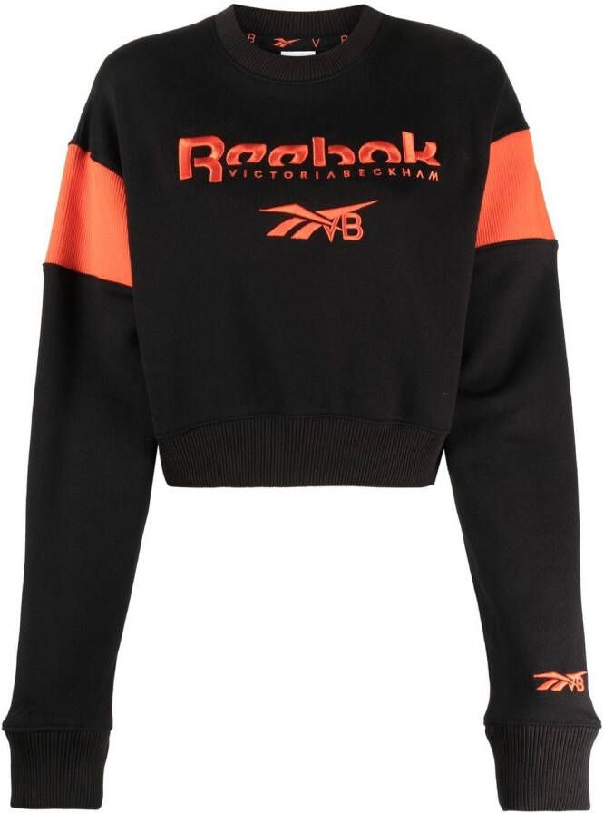 Reebok x Victoria Beckham Sweater met logoprint Zwart