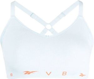 Reebok x Victoria Beckham Sport-bh met logoprint Blauw
