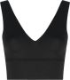 Reebok Tanktop met V-hals Zwart - Thumbnail 1