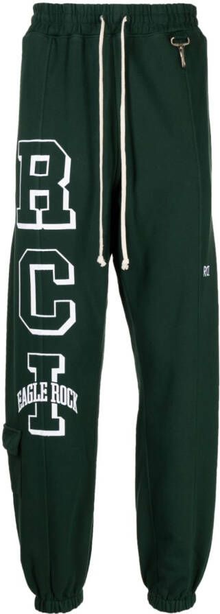 Reese Cooper Trainingsbroek met logoprint Groen