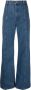 Reformation Jeans met wijde pijpen Blauw - Thumbnail 1