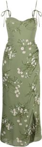 Reformation Kourtney floral-print dress Groen