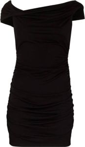 Reformation Mini-jurk met gedraaid detail Zwart