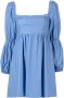 Reformation Mini-jurk met pofmouwen Blauw - Thumbnail 1