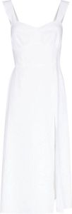 Reformation Mouwloze jurk Wit