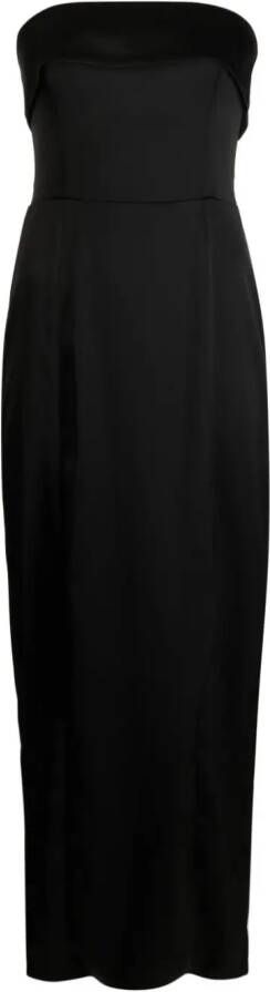 Reformation Strapless jurk Zwart